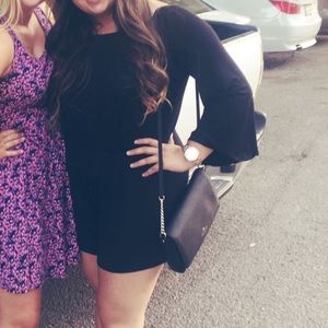 Great condition black long sleeve romper